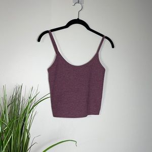 PacSun Mauve Cropped Tank Top